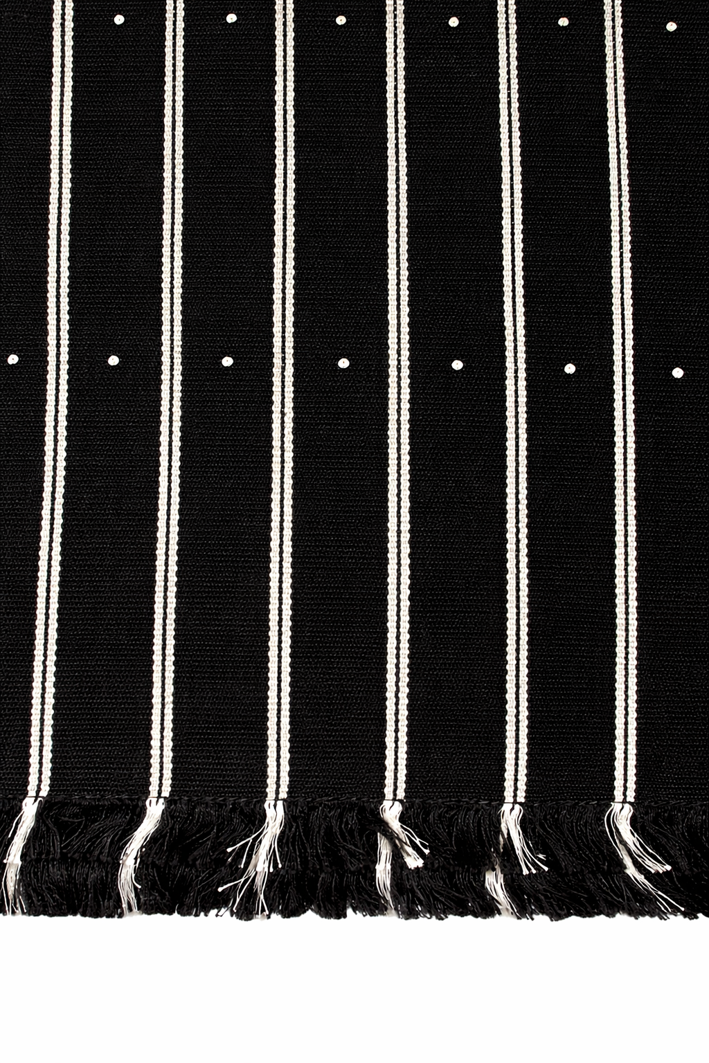 Écharpe Prestige noir en kente avec strass - édition limitée